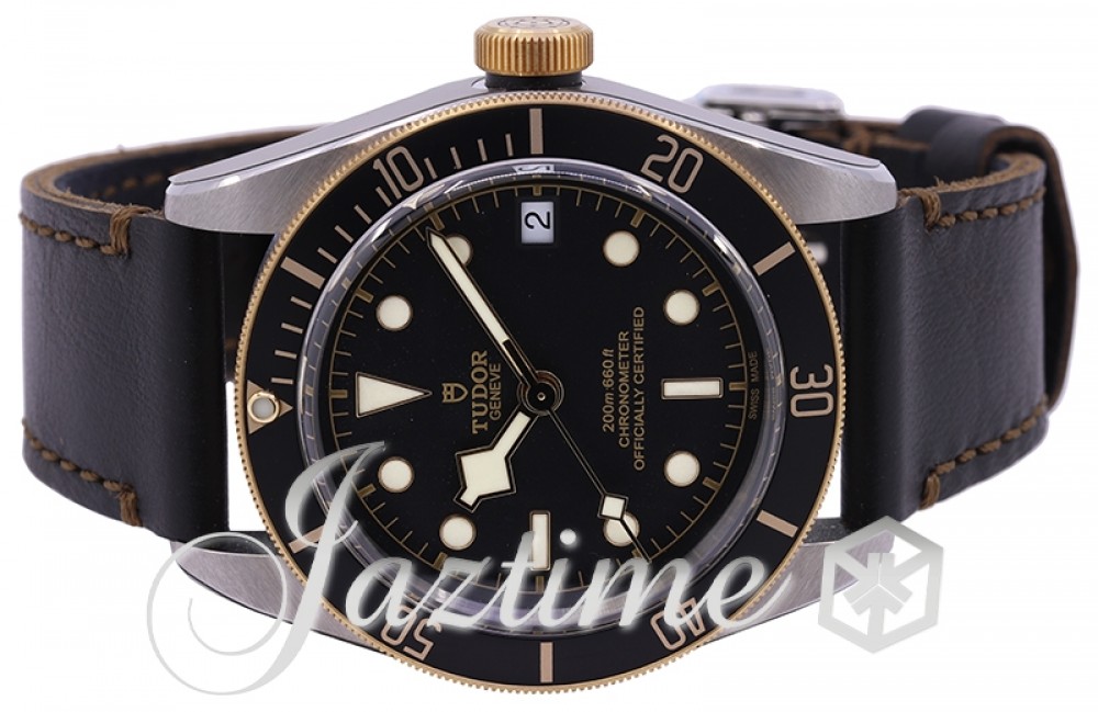 Tudor 79733N-0007 Black Bay Date Men's Automatic Black
