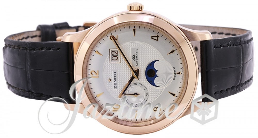 Zenith 18.1125.691.02.C490 Elite Class Moonphase Men's Automatic Silver