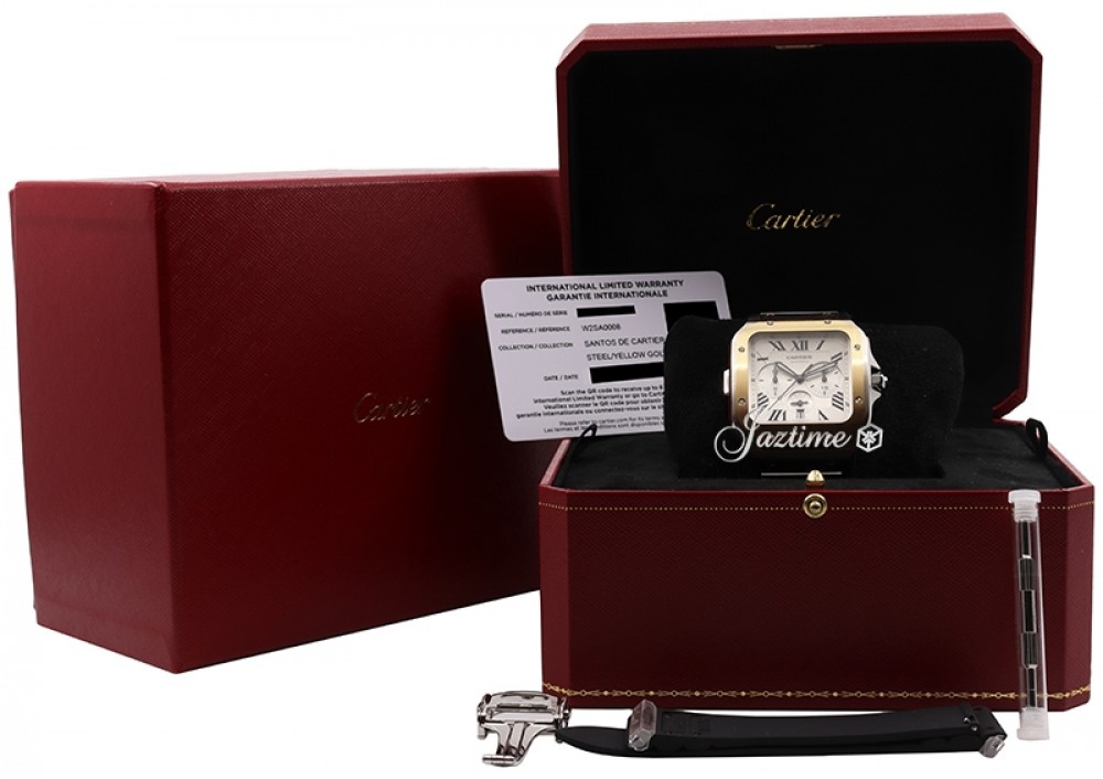 Cartier W2SA0008 Santos de Cartier Men's Automatic Silver