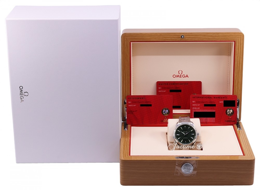 Omega 220.10.41.21.10.001 Seamaster Aqua Terra 150M Men's Automatic Green