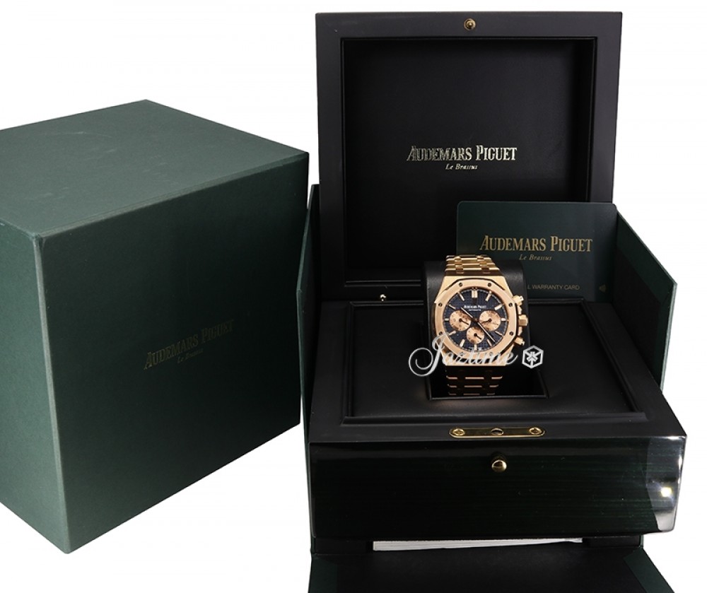 Audemars Piguet 26331OR.OO.1220OR.01 Royal Oak Chronograph Men's Automatic Blue