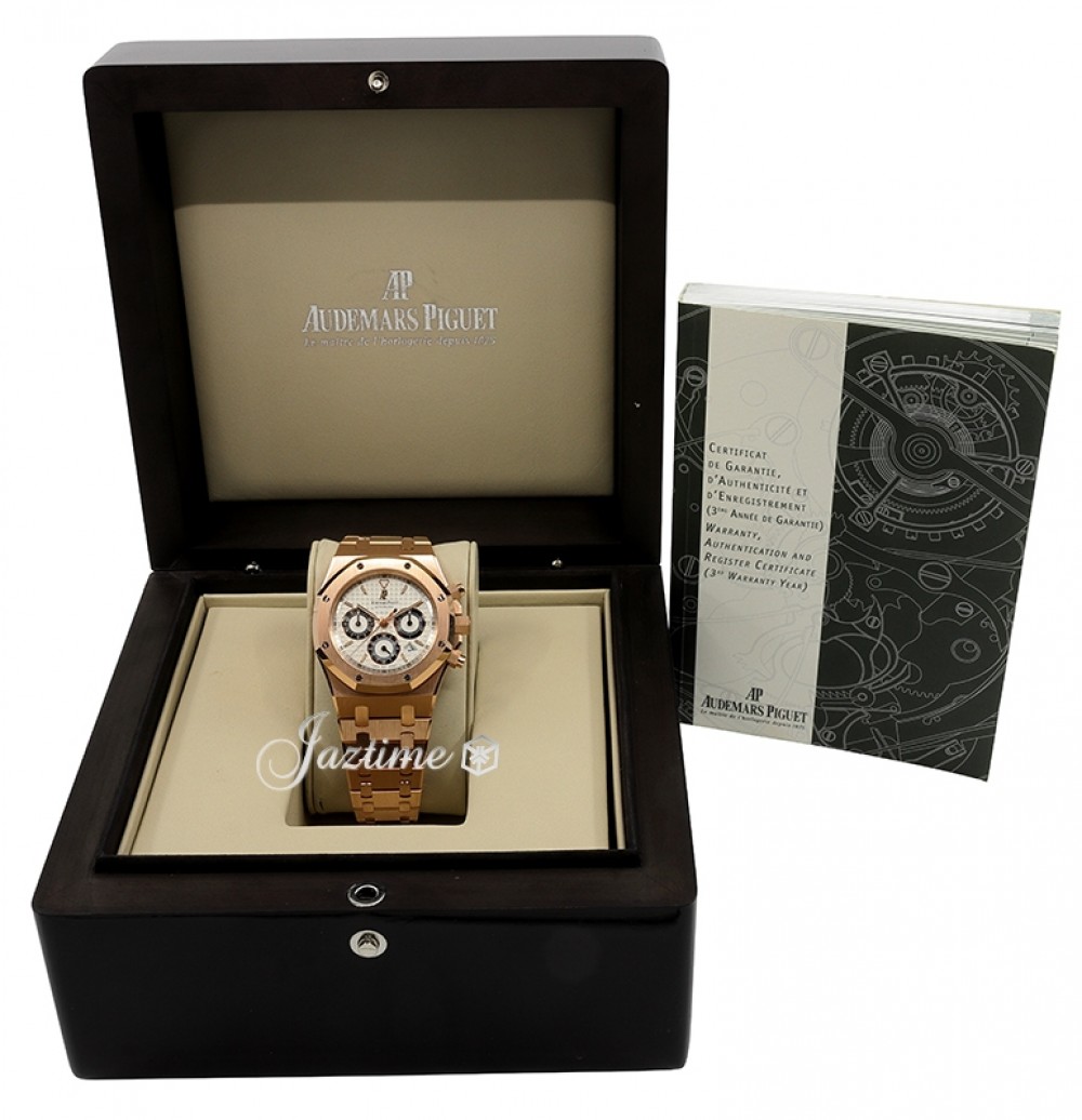 Audemars Piguet 25960OR.OO.1185OR.02 Royal Oak Chronograph Men's Automatic White