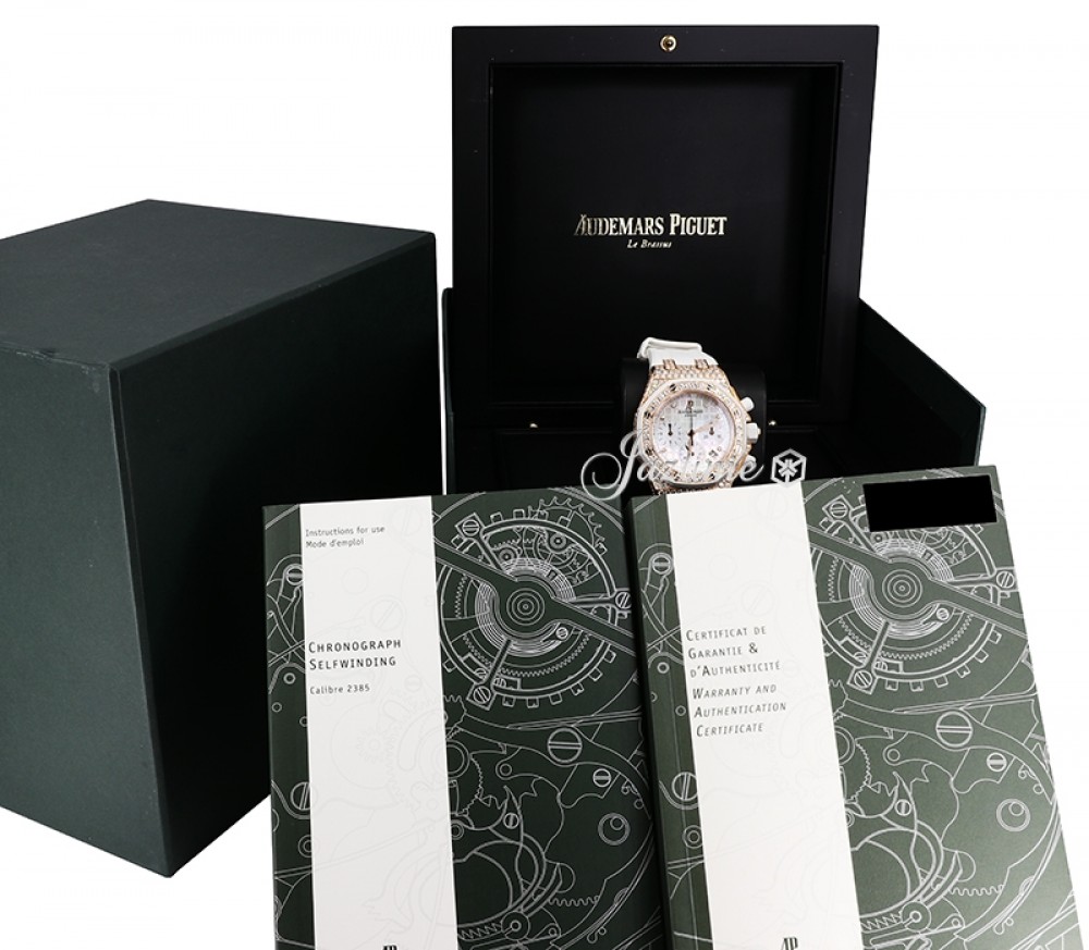 Audemars Piguet 26092OK.ZZ.D010CA.01-1 Royal Oak Offshore Chronograph Ladies Automatic White