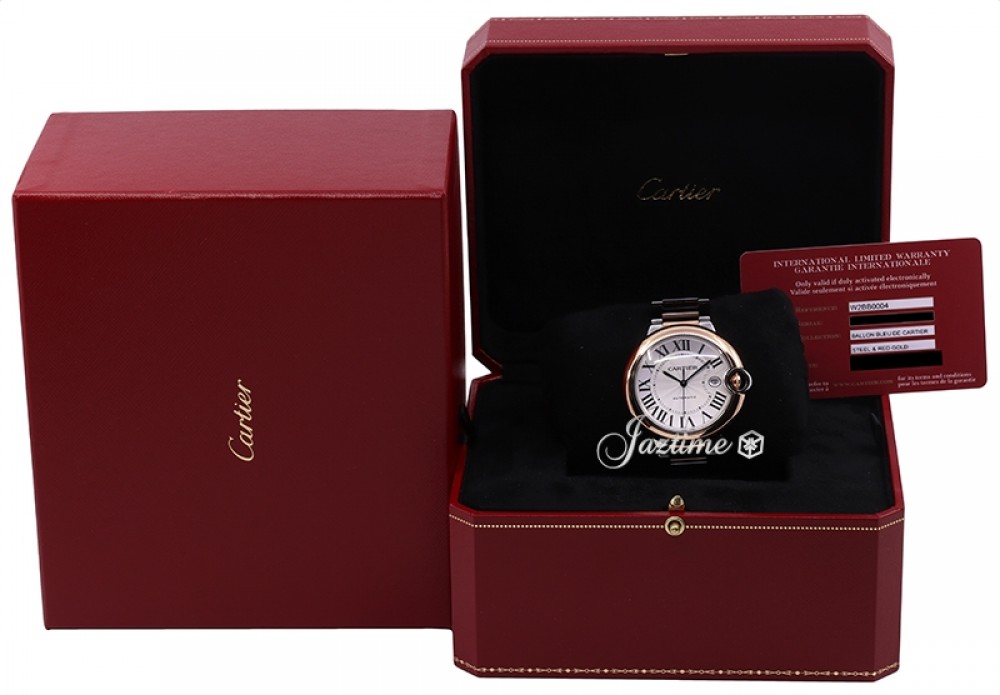 Cartier W2BB0004 Ballon Bleu Men's Automatic Silver