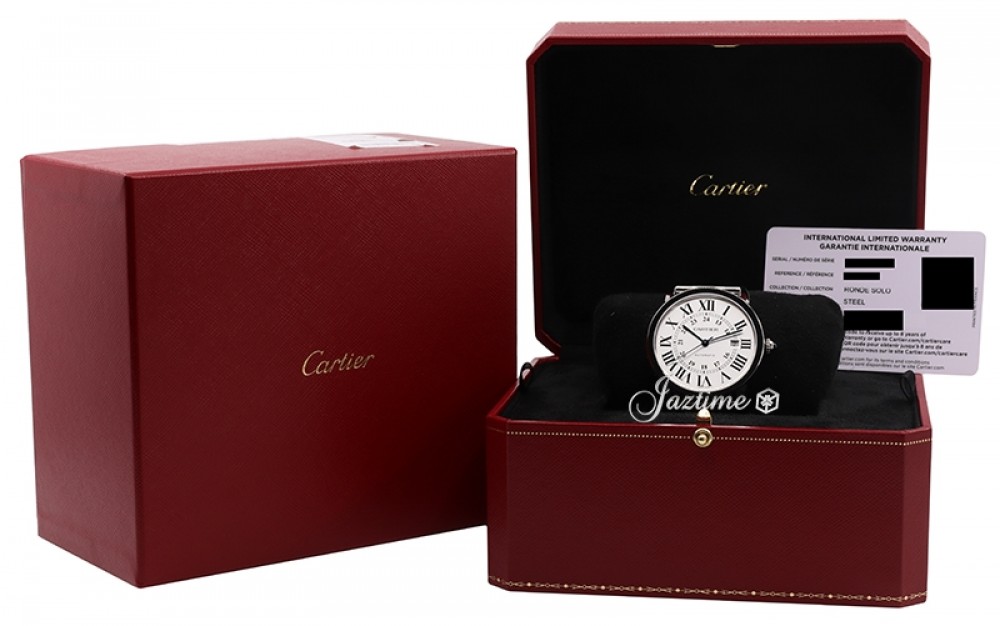 Cartier W6701011 Ronde Solo de Cartier Men's Automatic Silver