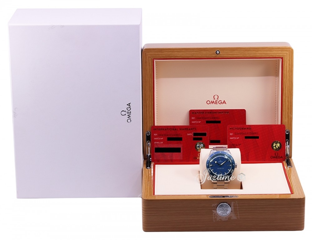 Omega 234.30.41.21.03.001 Seamaster 300 Co-Axial Mater Chronometer 41mm Men's Automatic Blue