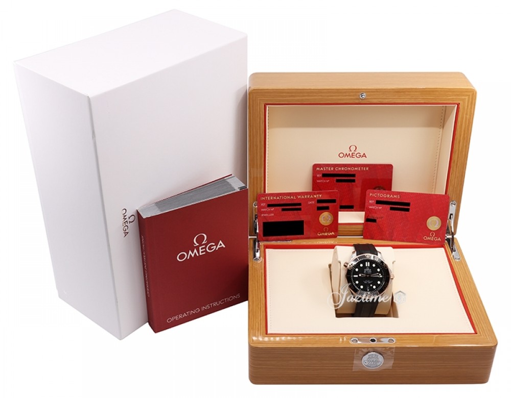Omega 210.22.42.20.01.002 Seamaster Diver 300M Co-Axial Master Chronometer Men's Automatic Black