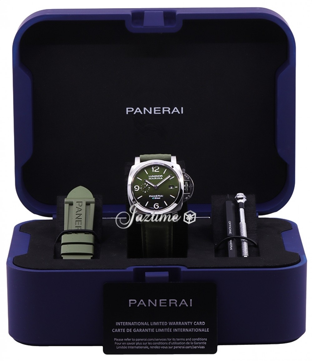 Panerai PAM01356 Luminor Marina ESteel Men's Automatic Green