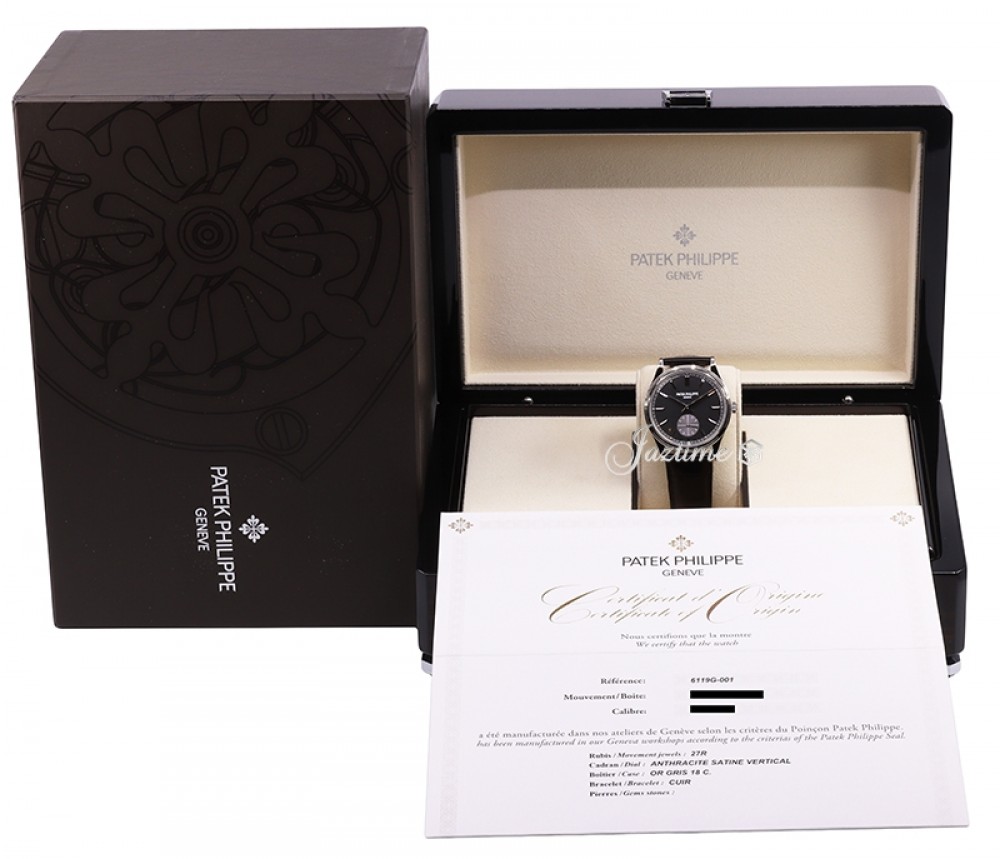 Patek Philippe 6119G-001 Calatrava Unisex Manual-Wind Grey