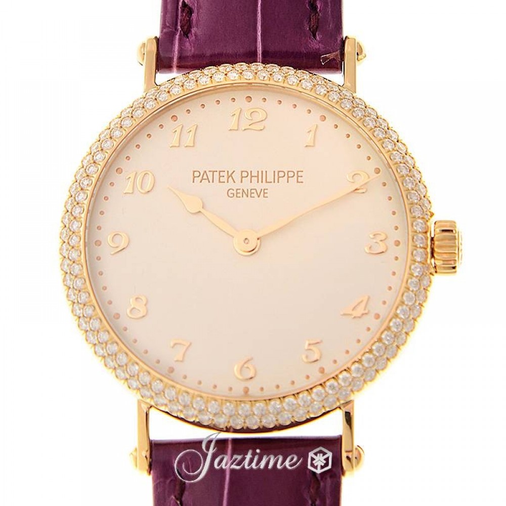 Patek Philippe 7200/200R-001 Calatrava Ladies Automatic Silver Opaline
