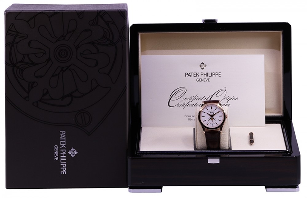 Patek Philippe 5396R-011P Complications Men's Automatic Silver Opaline