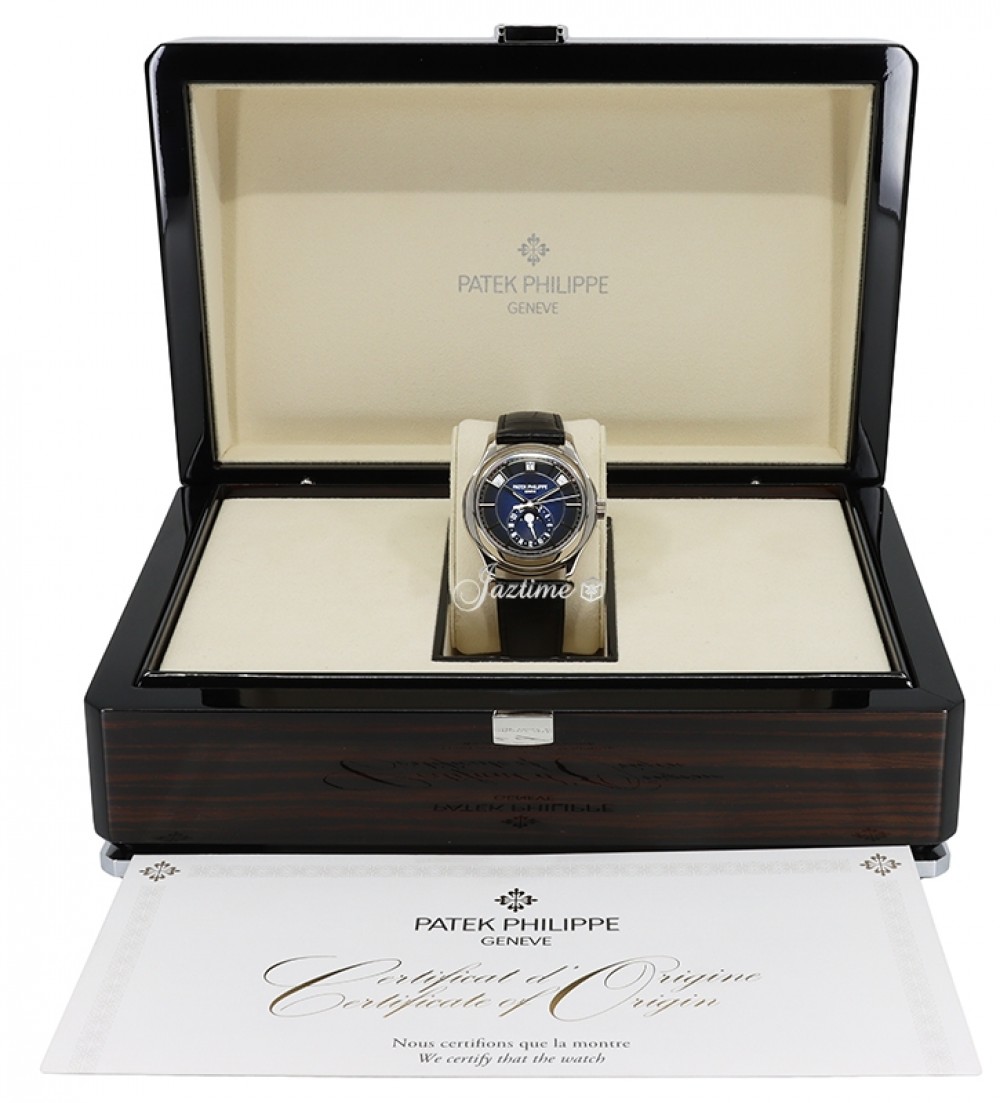 Patek Philippe 5205G-013 Annual Calendar Moon phases Men's Automatic Blue
