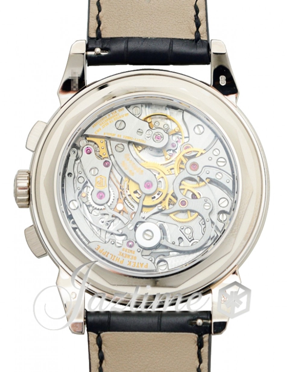 Patek Philippe 5270G-018-1 Grand Complications Men's Manual-Wind Silver Opaline