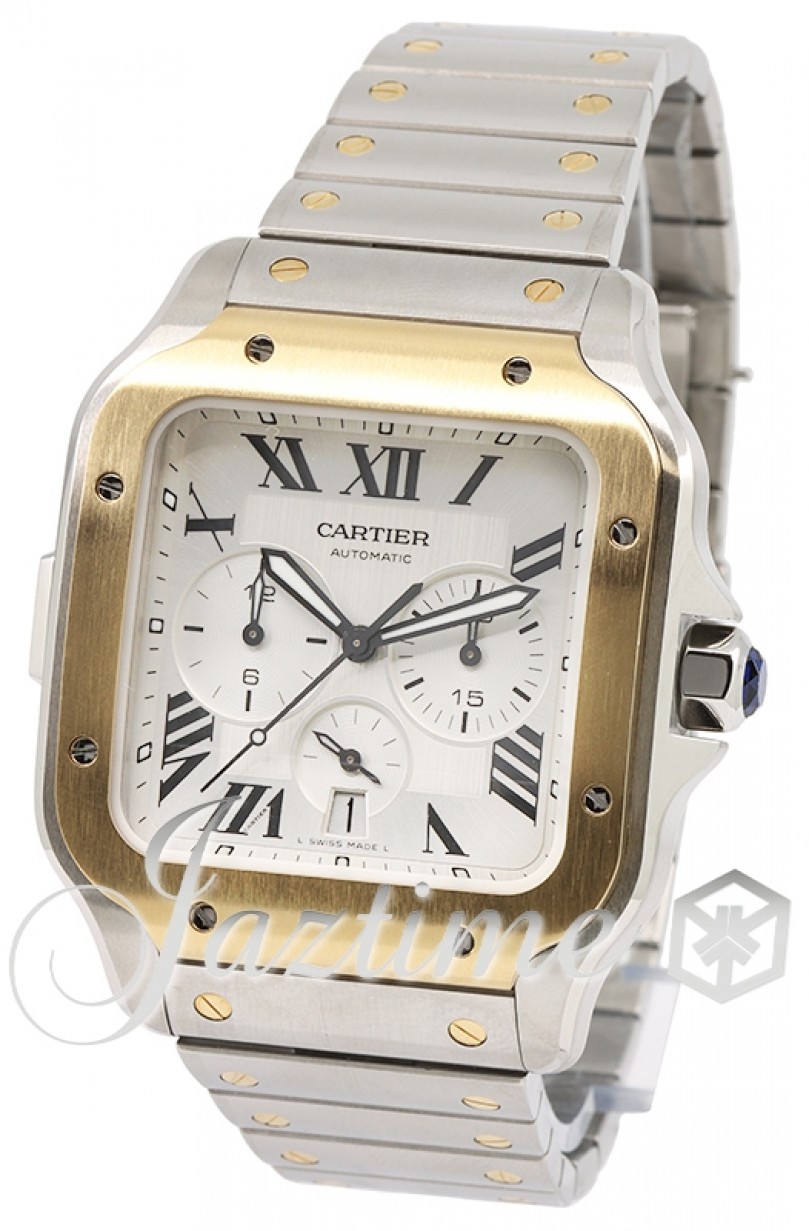 Cartier W2SA0008 Santos de Cartier Men's Automatic Silver