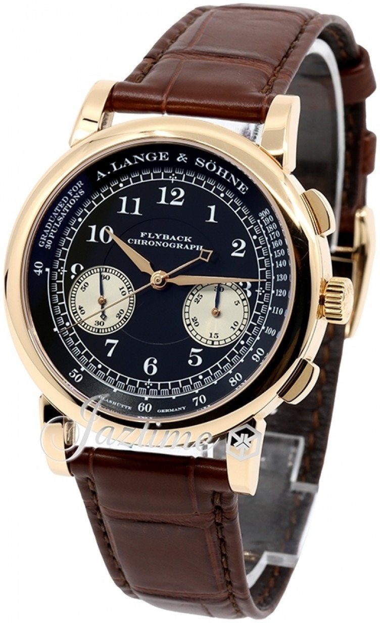 A. Lange & Sohne 401.031-1 Men's Manual-Wind Black