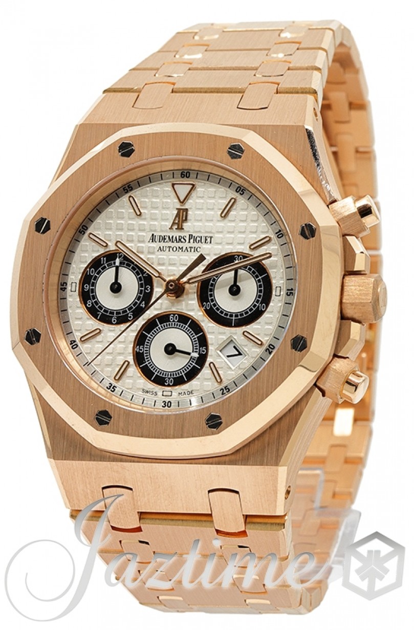 Audemars Piguet 25960OR.OO.1185OR.02 Royal Oak Chronograph Men's Automatic White