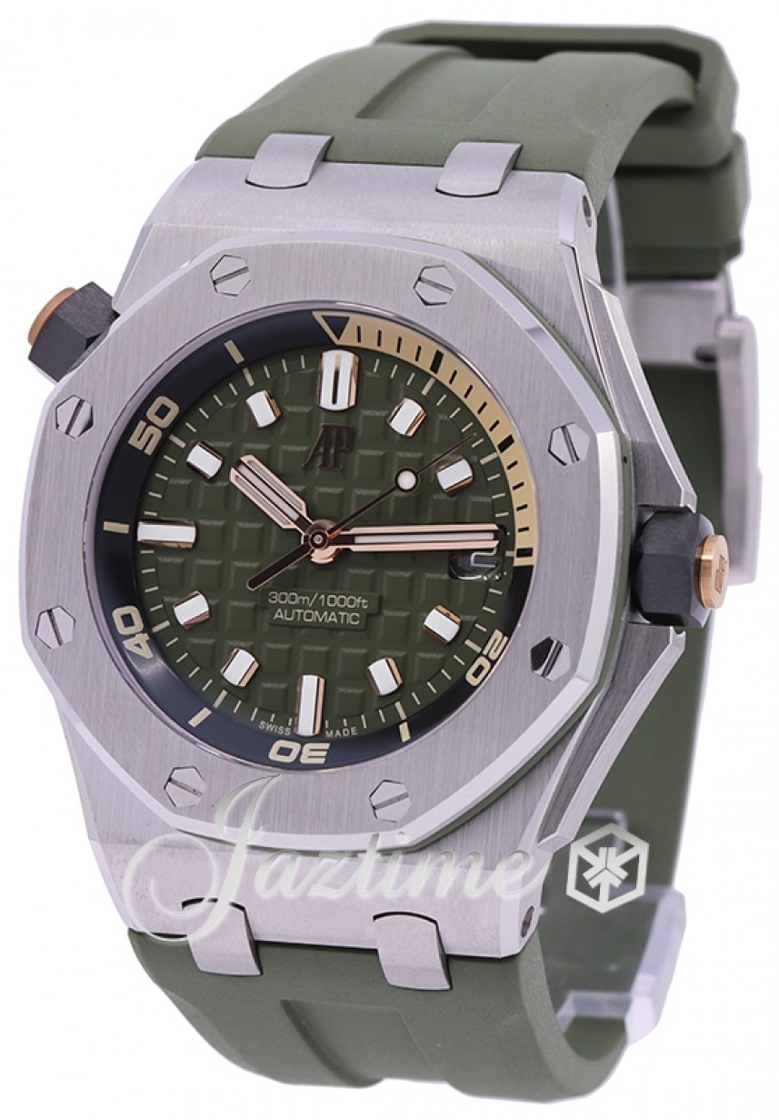 Audemars Piguet 15720ST.OO.A052CA.01 Royal Oak Offshore Men's Automatic Green