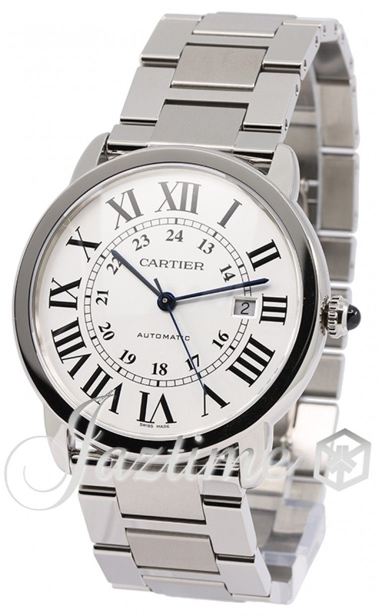 Cartier W6701011 Ronde Solo de Cartier Men's Automatic Silver