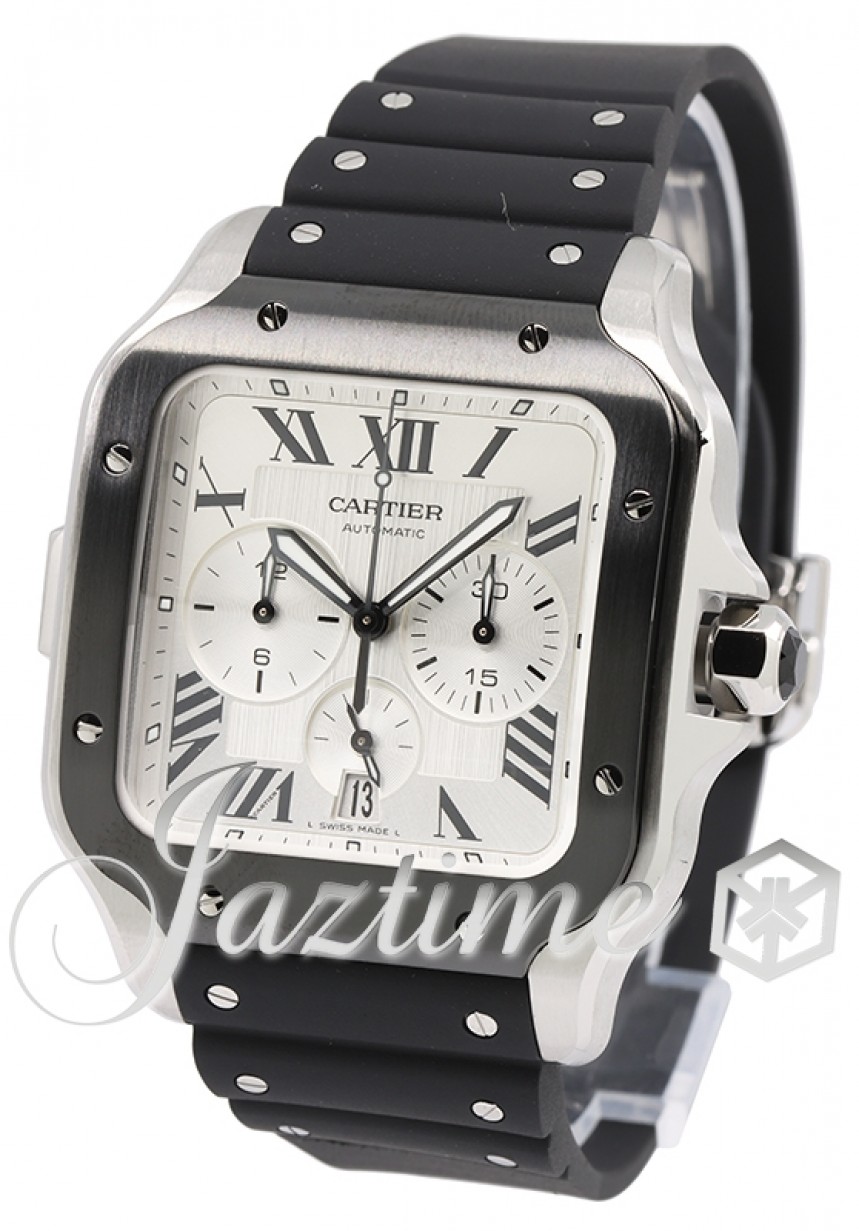 Cartier WSSA0017 Santos De Cartier Men's Automatic Silver