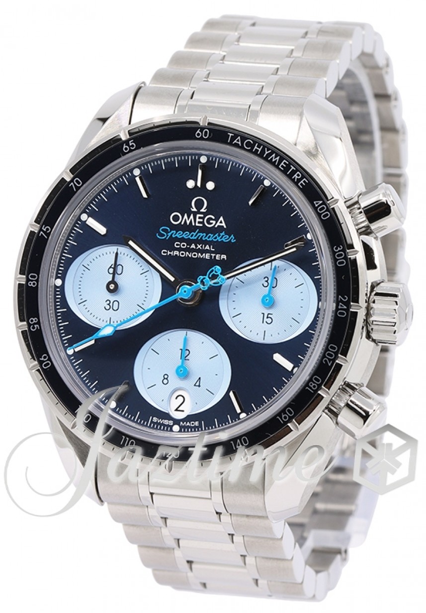 Omega 324.30.38.50.03.002 Speedmaster 38 (Orbis Edition) Men's Automatic Blue