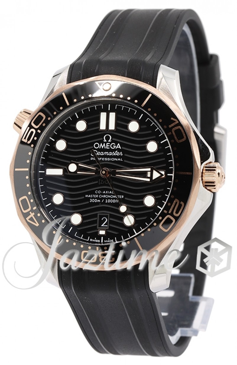 Omega 210.22.42.20.01.002 Seamaster Diver 300M Co-Axial Master Chronometer Men's Automatic Black