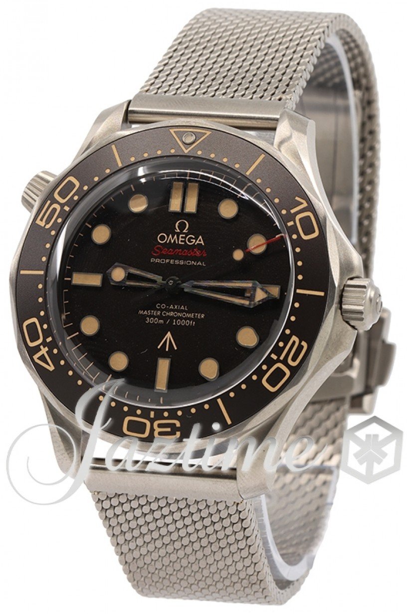 Omega 210.90.42.20.01.001 Seamaster Diver 300M James Bond 007 Men's Automatic Brown