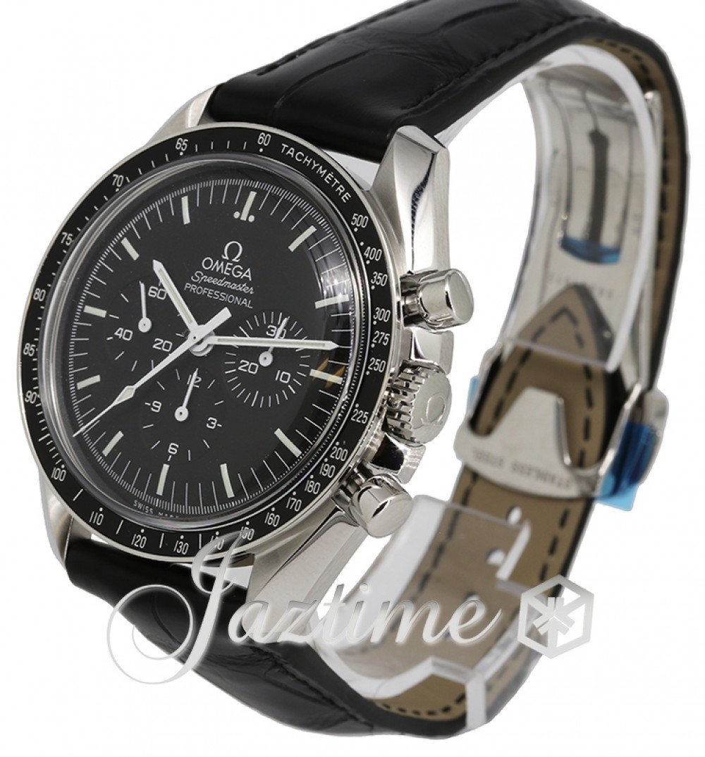 Omega 311.33.42.30.01.001 Speedmaster Moonwatch Professional Men's Manual-Wind Black