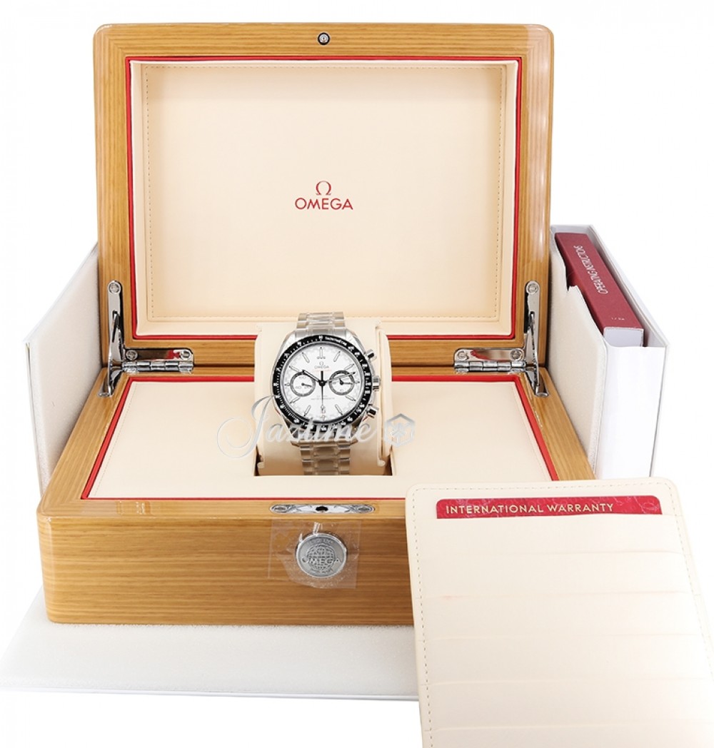 Omega 329.30.44.51.04.001 Speedmaster Two Counters Racing Men's Automatic White
