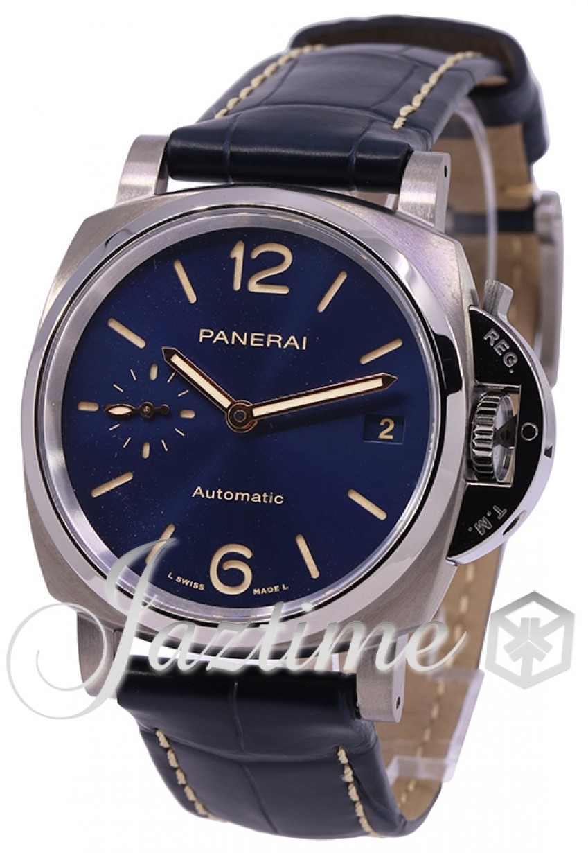 Panerai PAM00926 Luminor Due Men's Automatic Sun-brushed Blue