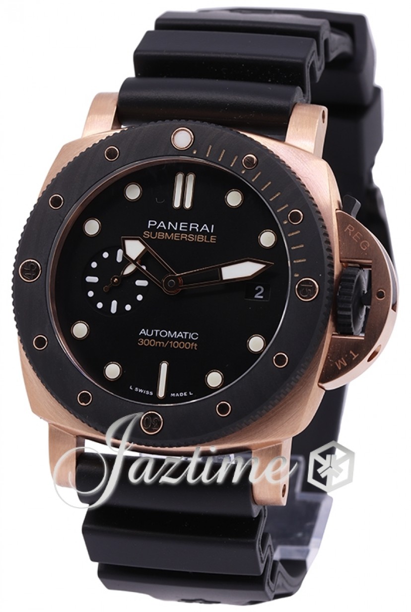 Panerai PAM01070 Submersible Men's Automatic Black