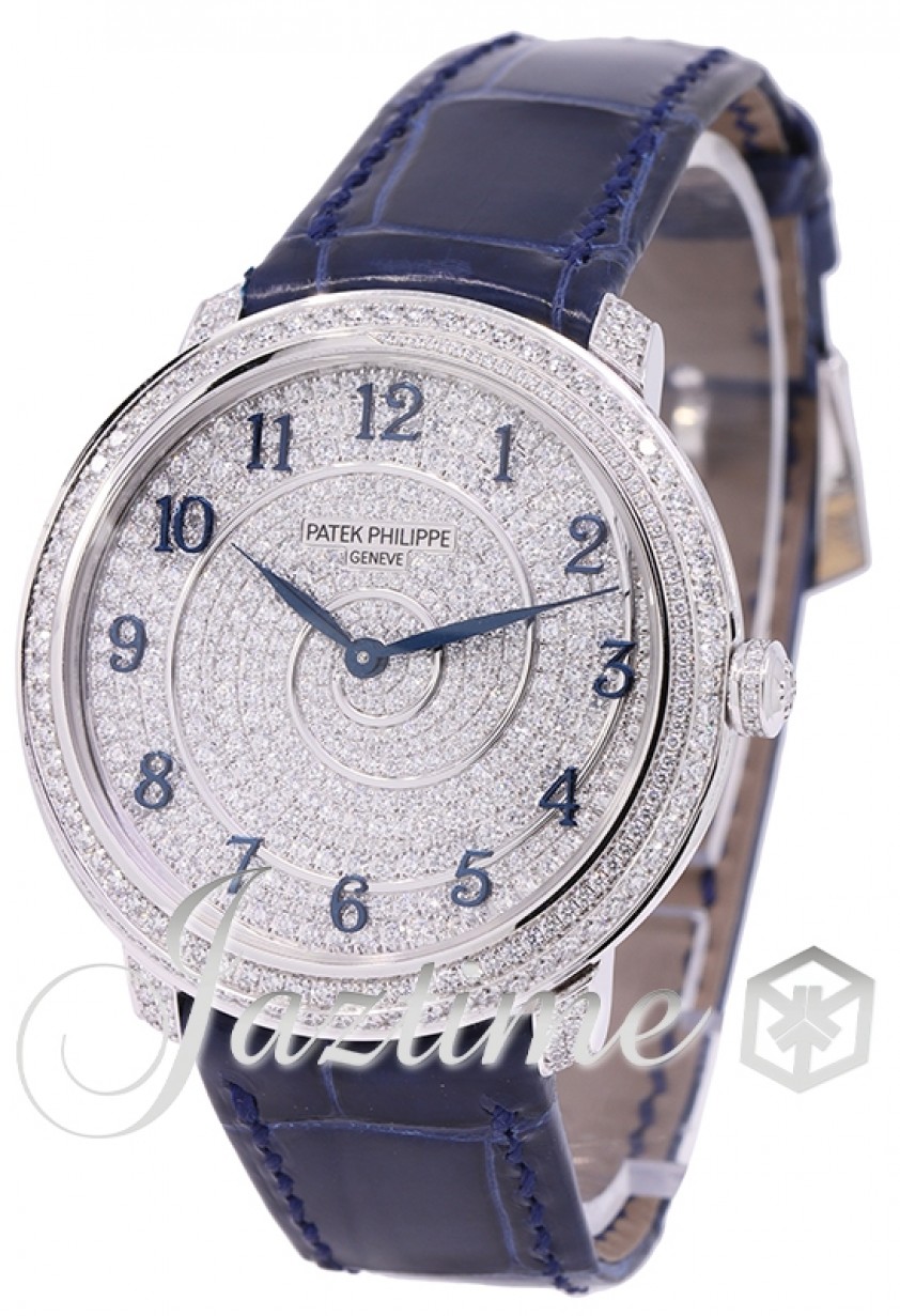 Patek Philippe 4978/400G-001 Calatrava Ladies Automatic Diamond Pave