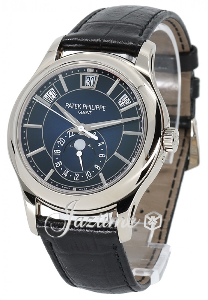 Patek Philippe 5205G-013 Annual Calendar Moon phases Men's Automatic Blue