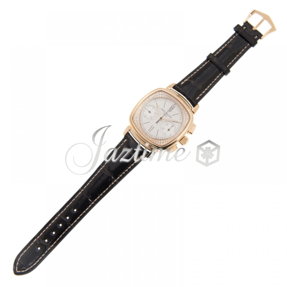 Patek Philippe 7071R-001 Complications Ladies Manual-Wind Silver Opaline
