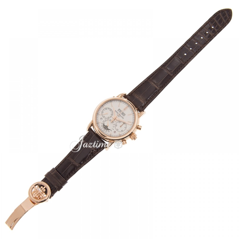 Patek Philippe 5204R-001 Grand Complications Men's Manual-Wind Silver Opaline