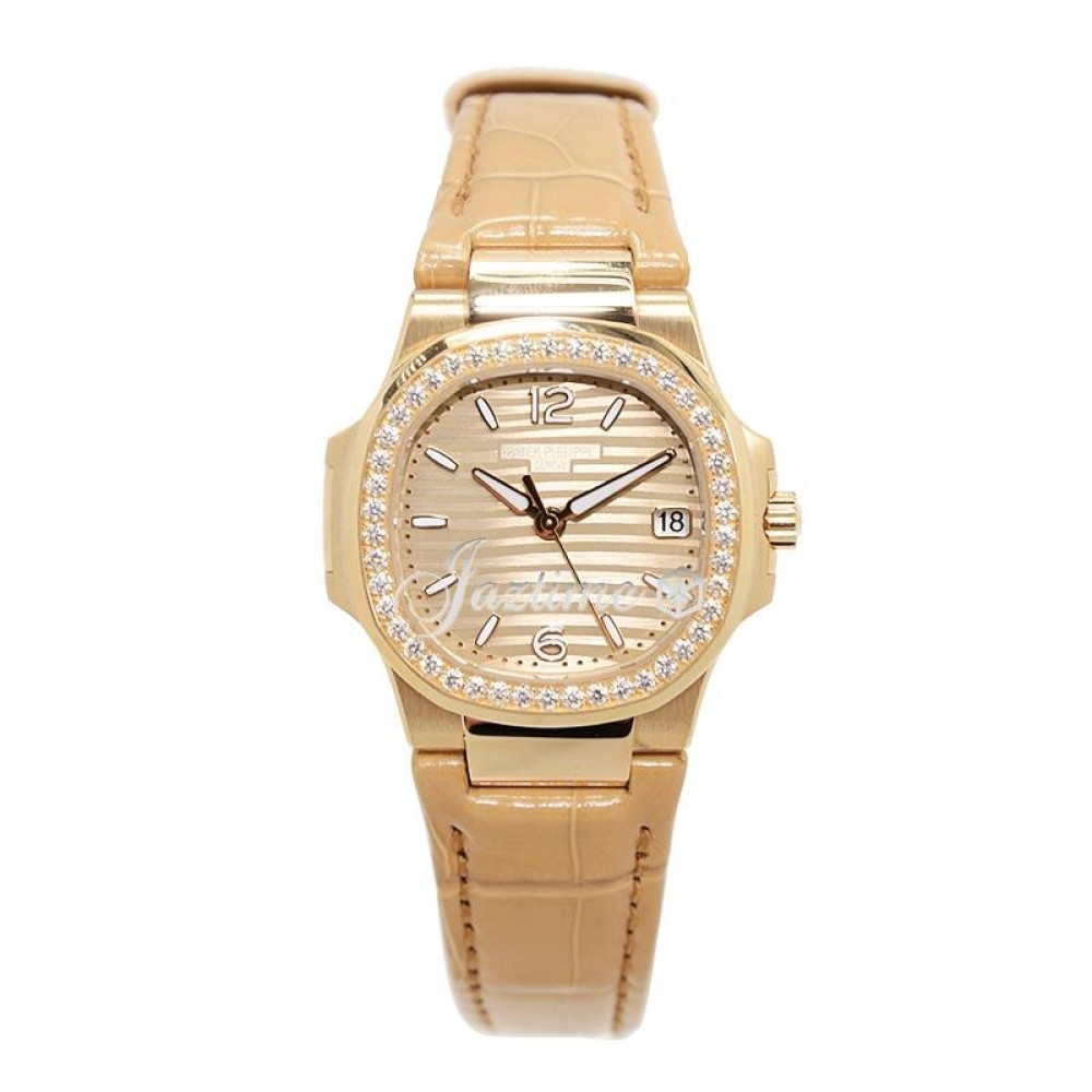 Patek Philippe 7010R-012 Nautilus Ladies Quartz Golden