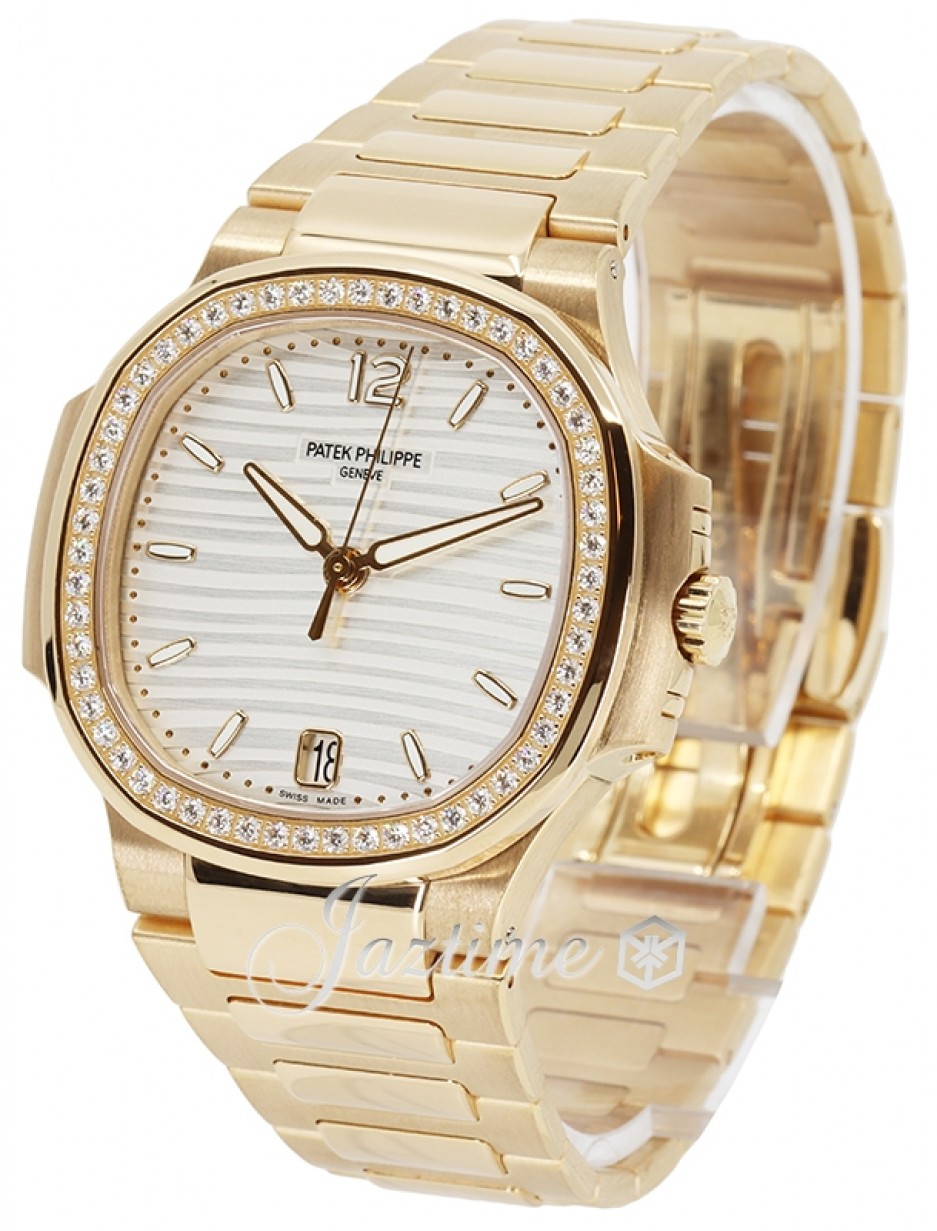 Patek Philippe 7118/1200R-001 Nautilus Ladies Automatic Silver Opaline