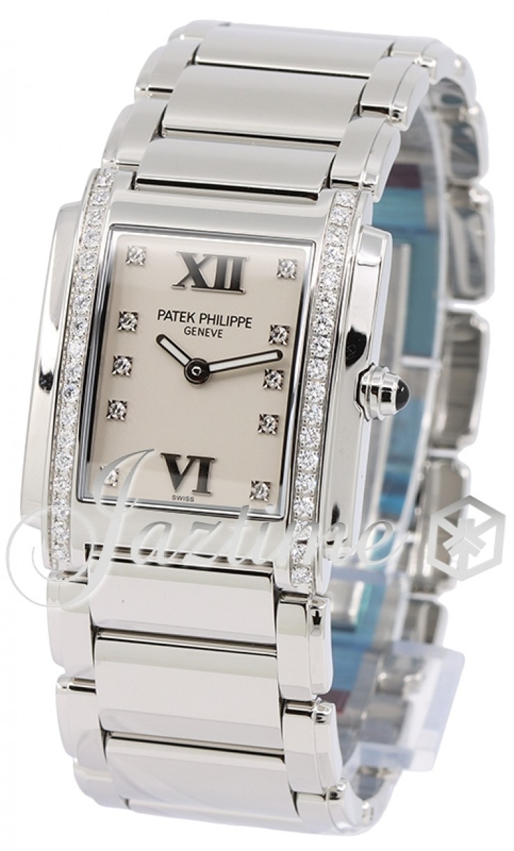 Patek Philippe 4910/10A-011 Twenty~4 Ladies Automatic White