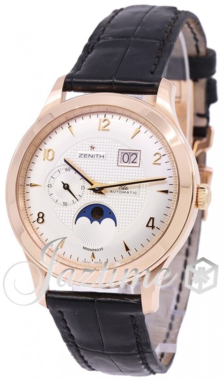 Zenith 18.1125.691.02.C490 Elite Class Moonphase Men's Automatic Silver