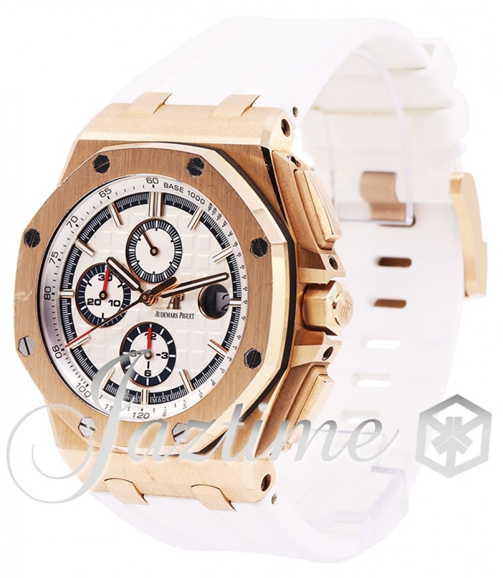 Audemars Piguet 26408OR.OO.A010CA.01.99 Royal Oak Offshore Chronograph Byblos Edition 2017 Men's Automatic Silver