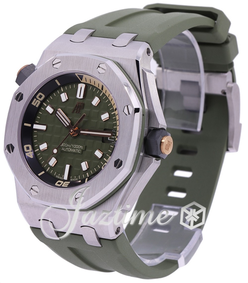 Audemars Piguet 15720ST.OO.A052CA.01 Royal Oak Offshore Men's Automatic Green