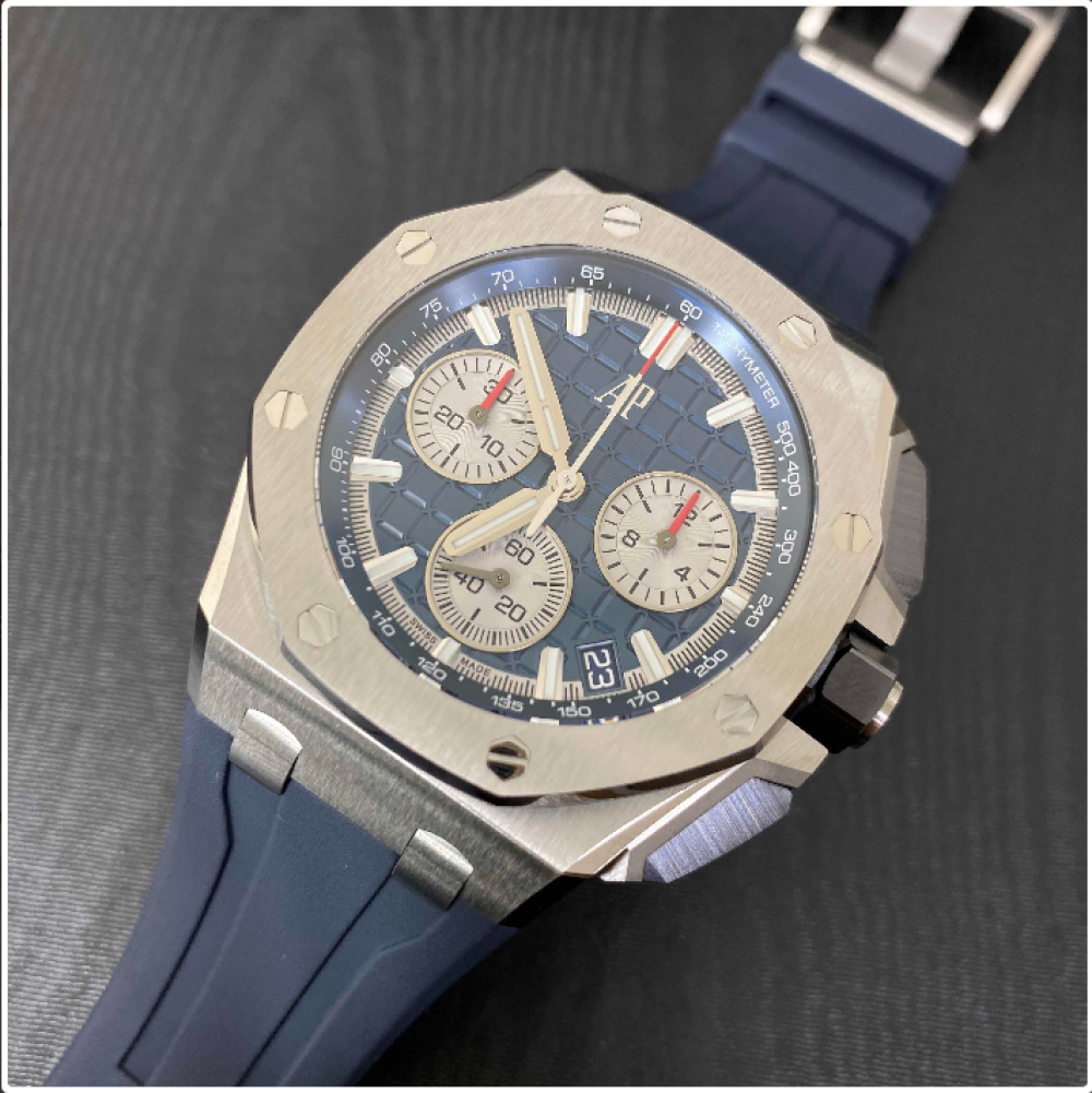 Audemars Piguet 26420TI.OO.A027CA.01 Royal Oak Offshore Men's Automatic Blue