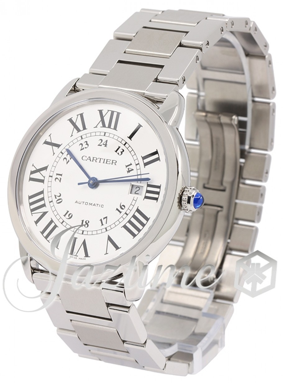 Cartier W6701011 Ronde Solo de Cartier Men's Automatic Silver