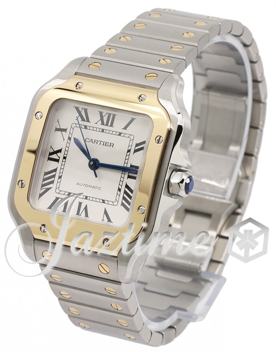 Cartier W2SA0016 Santos de Cartier Ladies Automatic Silver