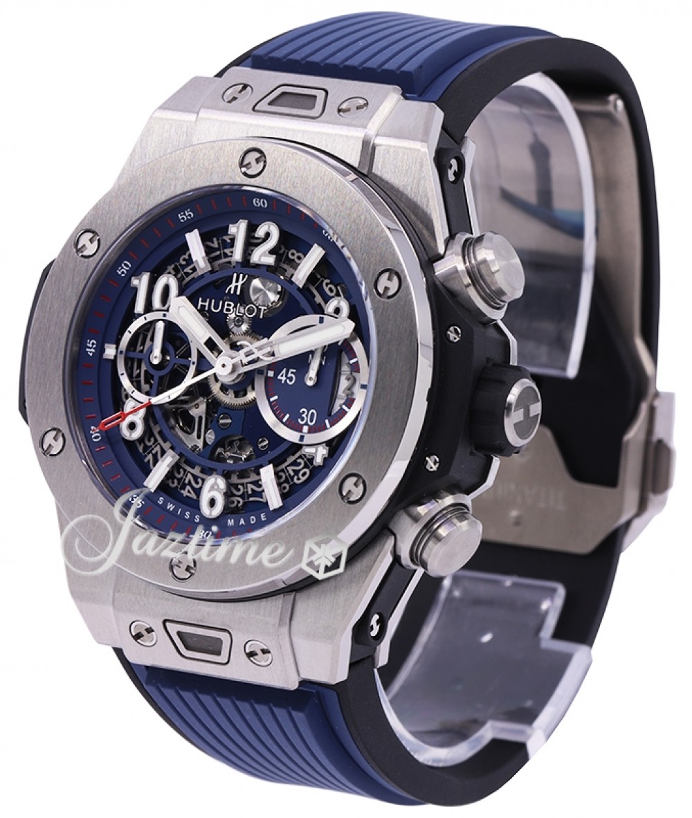 Hublot 411.NX.5179.RX Big Bang Unico Titanium Blue Men's Automatic Skeleton