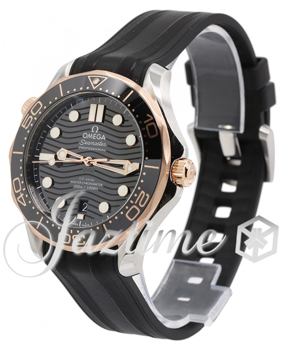 Omega 210.22.42.20.01.002 Seamaster Diver 300M Co-Axial Master Chronometer Men's Automatic Black