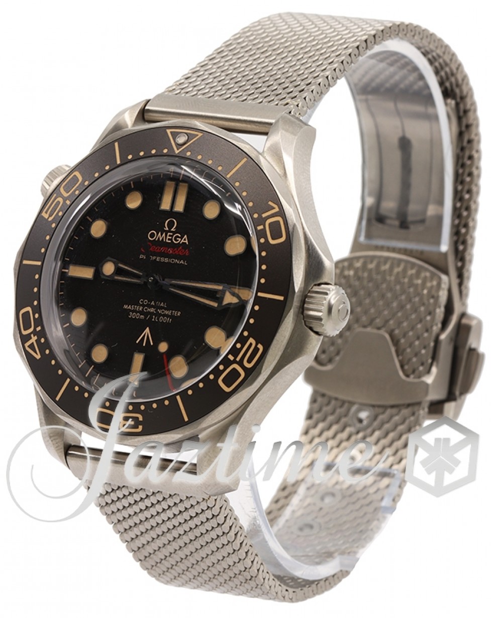 Omega 210.90.42.20.01.001 Seamaster Diver 300M James Bond 007 Men's Automatic Brown