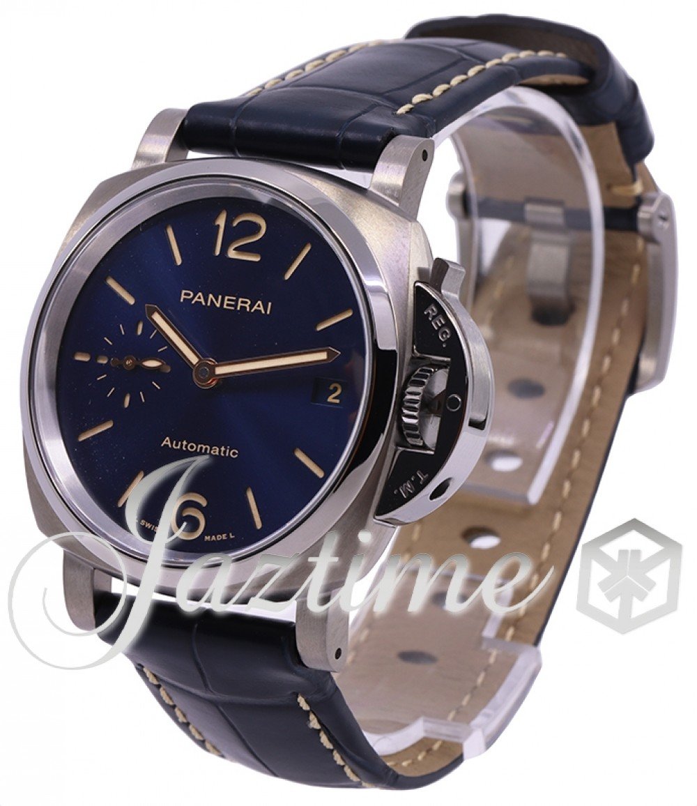 Panerai PAM00926 Luminor Due Men's Automatic Sun-brushed Blue