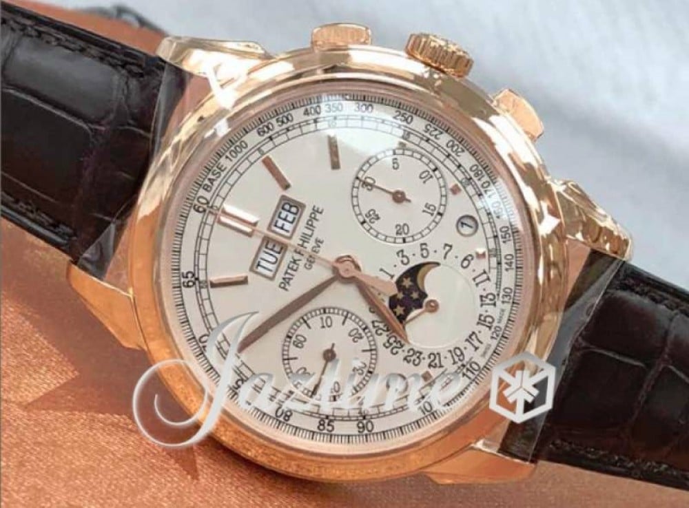 Patek Philippe 5270R-001 Grand Complications Men's Automatic Silver Opaline