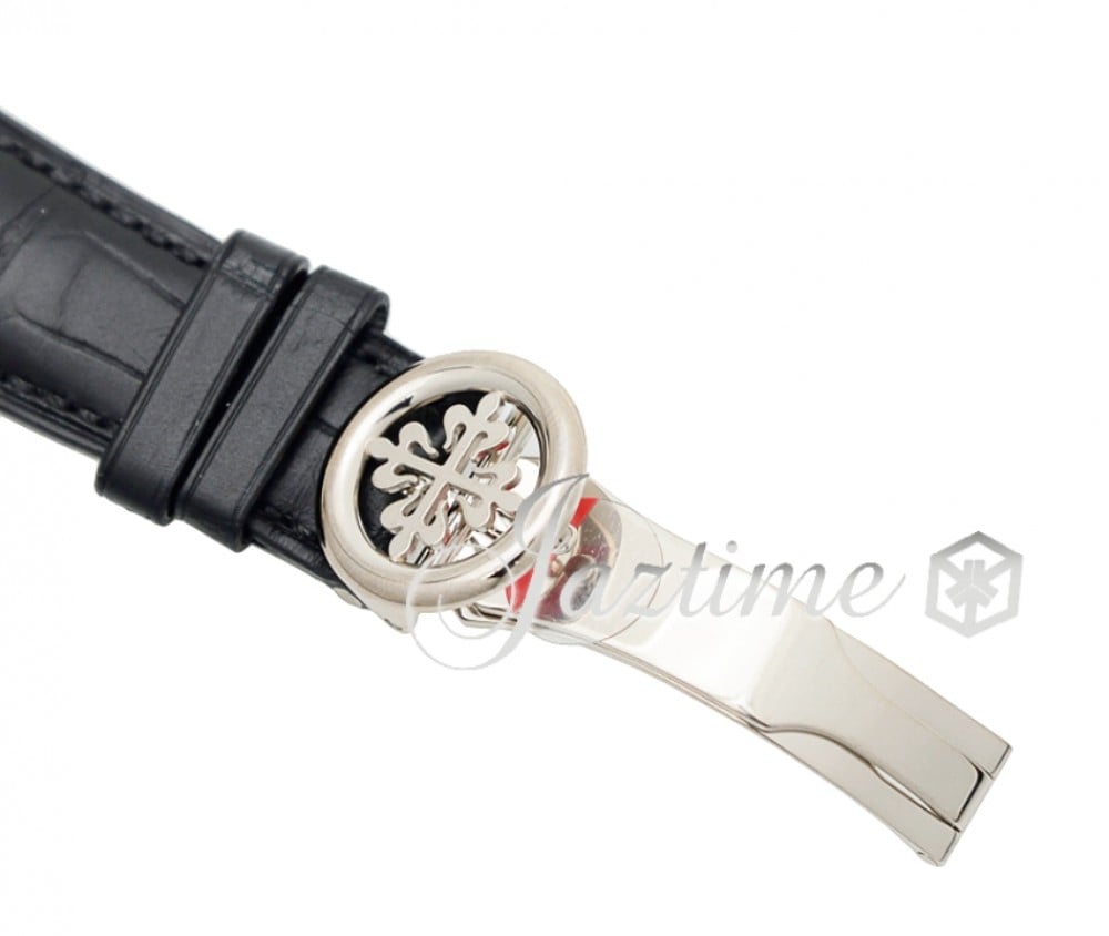 Patek Philippe 5270G-018-1 Grand Complications Men's Manual-Wind Silver Opaline