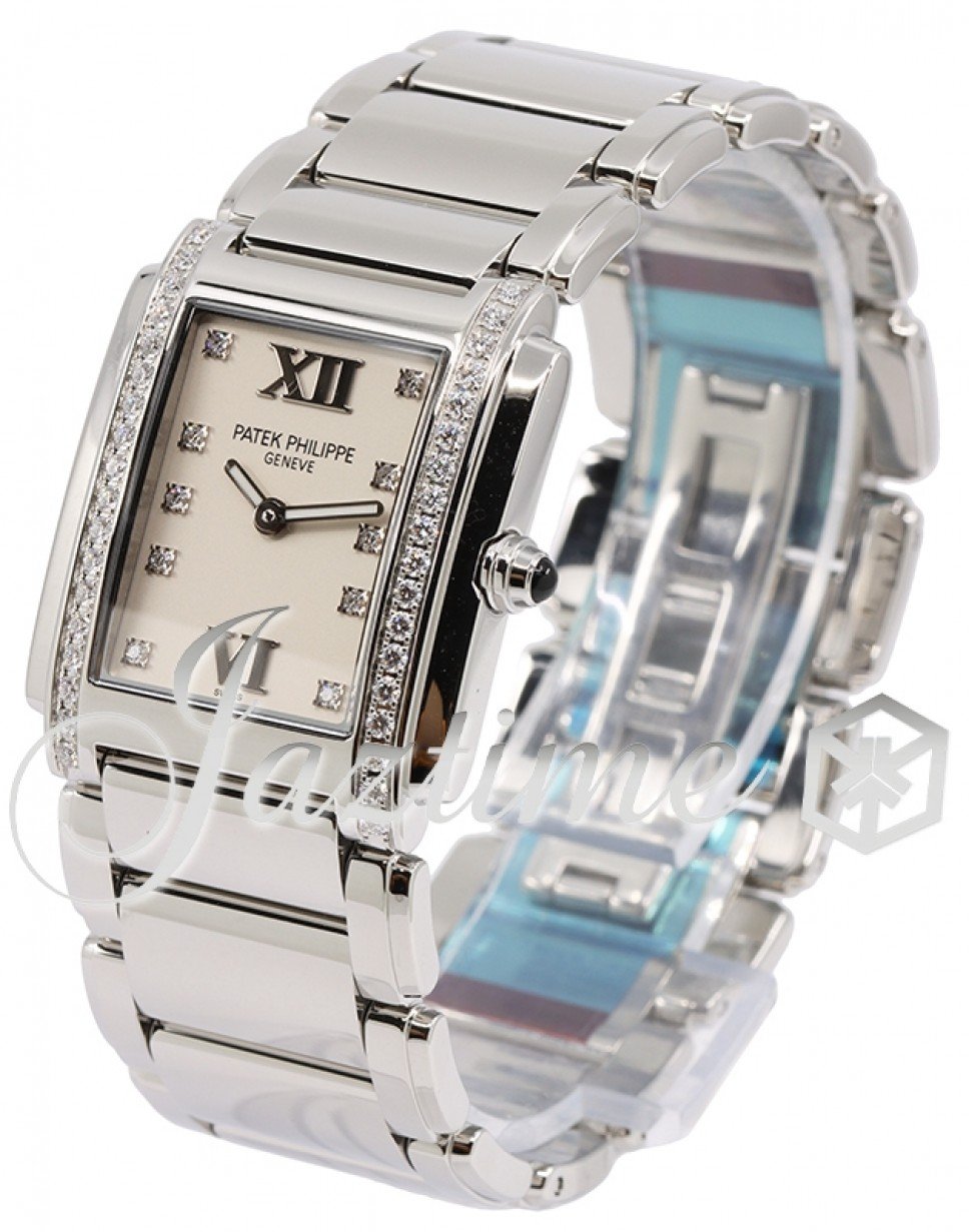 Patek Philippe 4910/10A-011 Twenty~4 Ladies Automatic White
